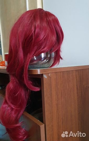 Парик красный
