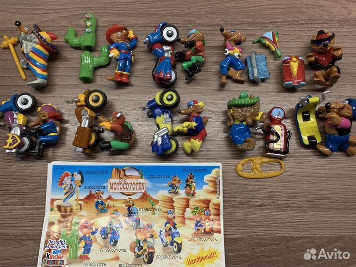 Мотокойоты киндер сюрприз