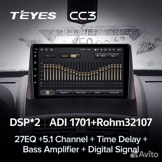 Магнитола Teyes CC3 Renault Megane 2 2002-2009