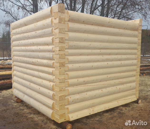 Сруб для бани 3*3