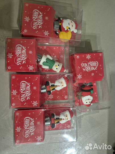 Новогодняя пробка для бутылки Дед Мороз