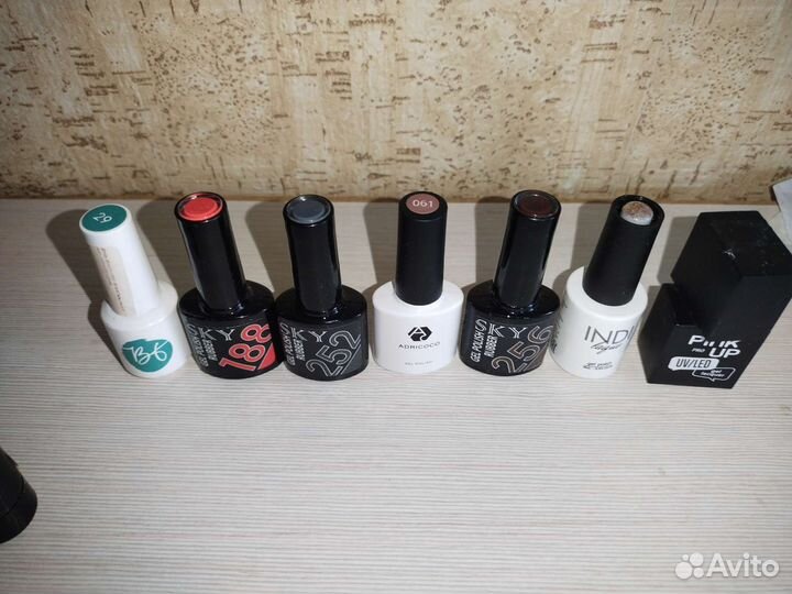 Набор гель лаков + расходники для маникюра