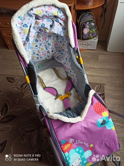 Санки коляска ника