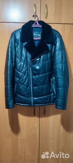 Кожаная куртка мужская