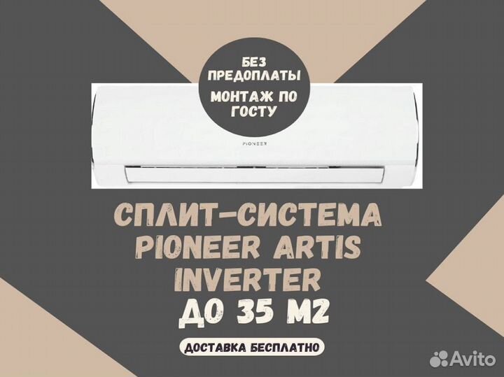 Сплит система / кондиционер c установкой