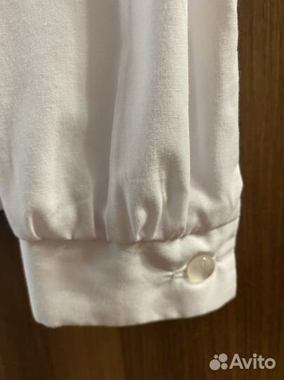 Рубашка белая для девочки, раз 158, нарядная