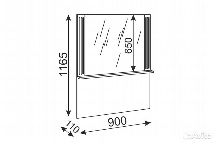 Зеркало Тиффани М 37