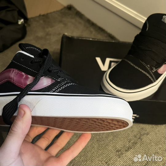 Кеды vans knu skool дутыши peaches розовые