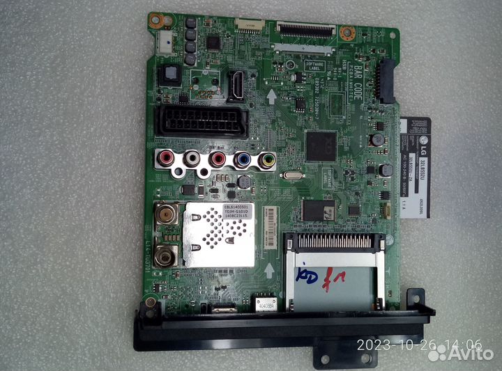 Плата еах65388006 (1.0), широкий шлейф. LG 32LB552