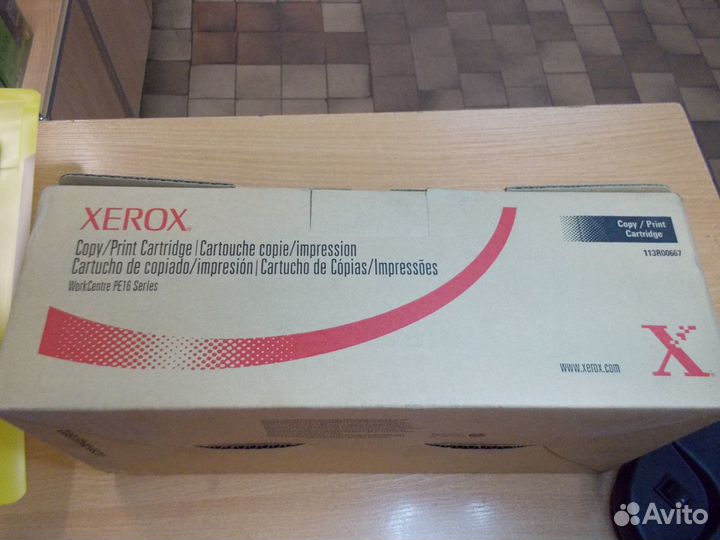 Тонер картридж Xerox PE16/PE16E оригинальный