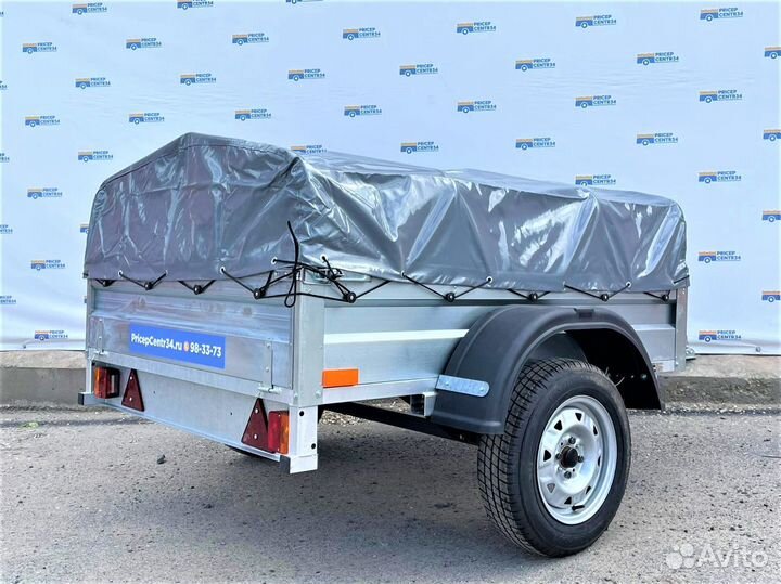 Прицеп 1,7 х1,3м Самосвал Борт 30см Рама Цинк