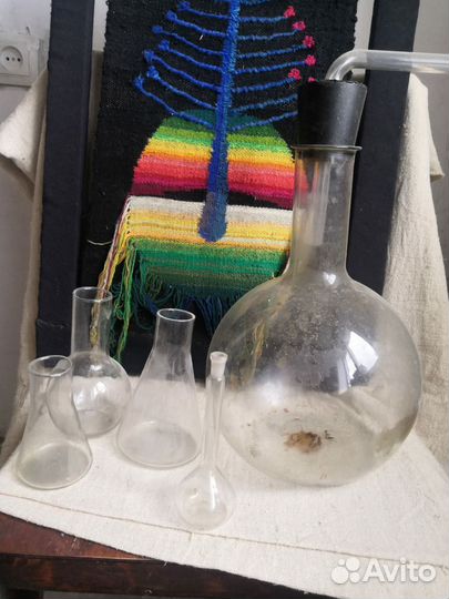 Колба плоскодонная