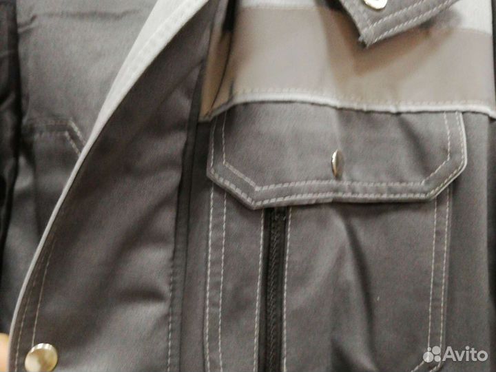 Костюм зимний мужской Титан серый спецодежда