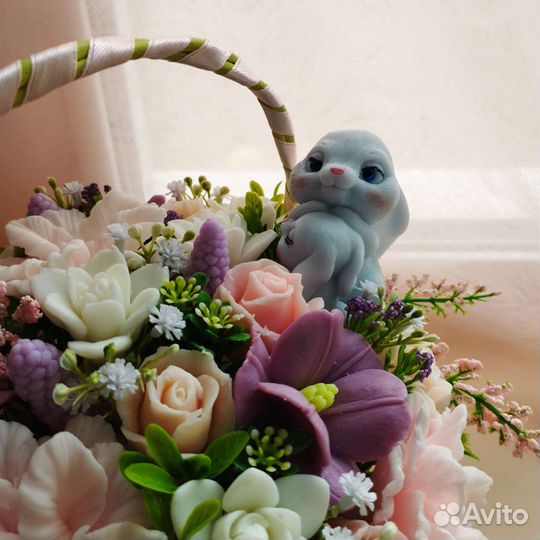 Букет в корзине к дню матери