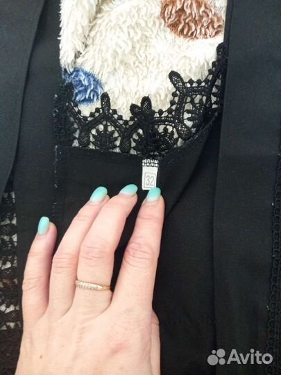 Школьный фартук черный