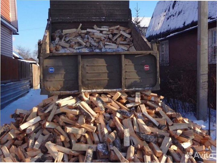 Дрова березовые колотые