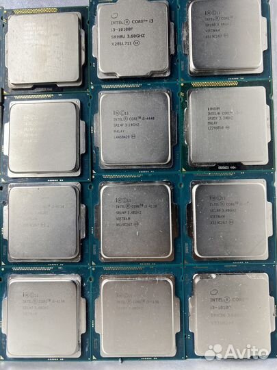Сотни процессоров i3 i5 i7 Ryzen, pentium