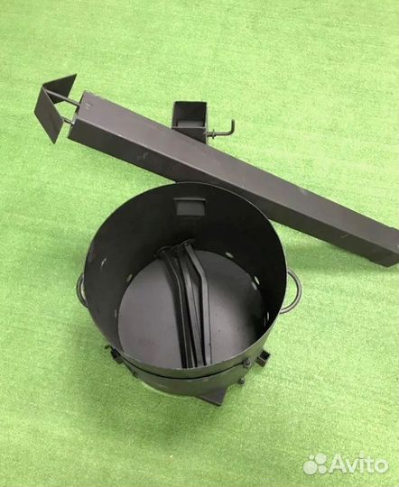 Печь для казана 3 мм съёмные ножки