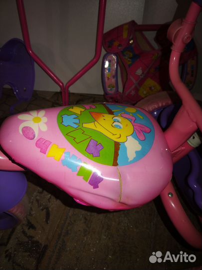 Детский трехколесный велосипед бу чижик