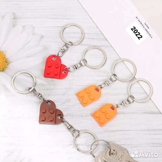 Брелок сердце на двоих