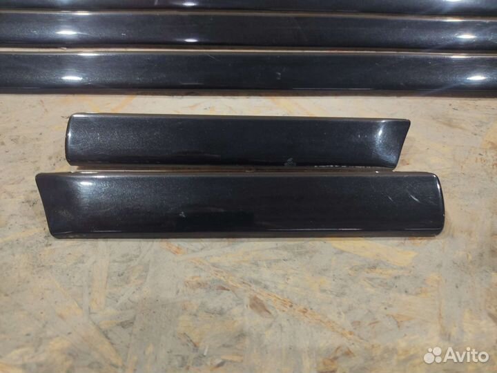 Молдинги дверные чёрные глянец BMW E39 седан