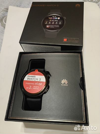 Смарт-часы huawei Watch 3 Black (GLL-AL04)