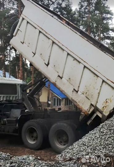 Щебень гравийный с доставкой