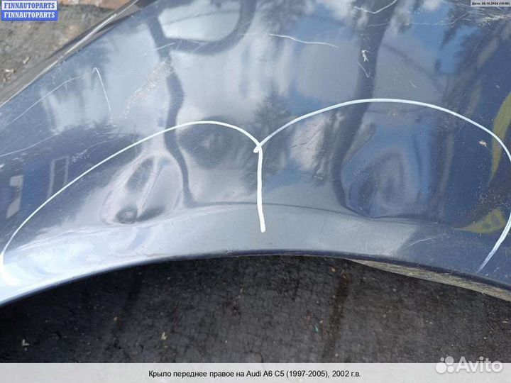 Крыло перед/право Audi A6 (C5), 2002 2.5 Дизель