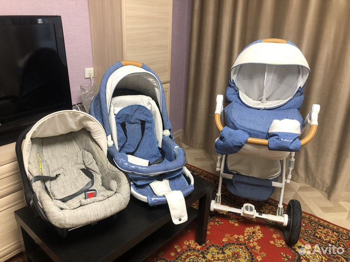 Коляска riko bruno 3 в 1