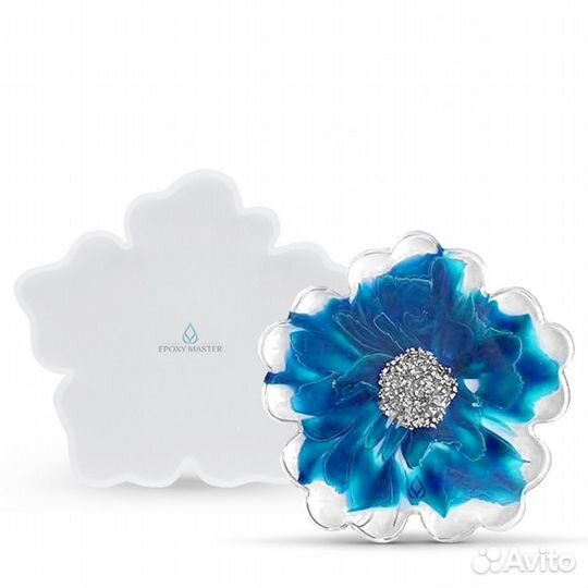 Силиконовый молд - Подстаканник цветок