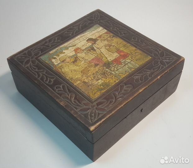 Старинная артельная шкатулка