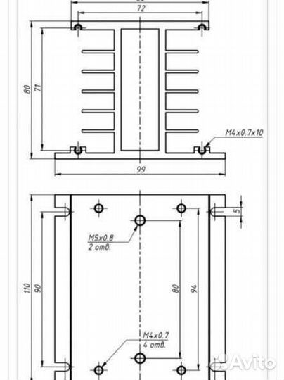 Реле твердотельное TSR-40aaрадиаторы охлаждения