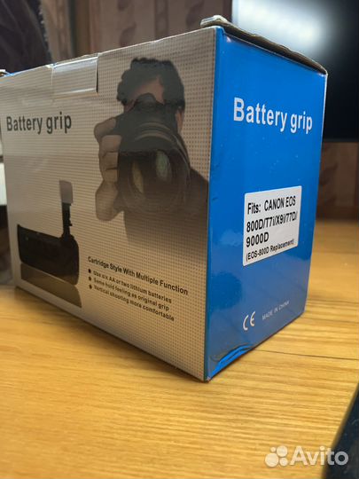 Батарейная ручка на Canon EOS 77D/800D