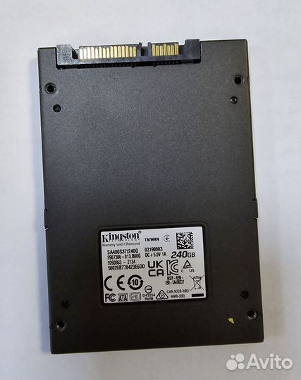 SSD диск Kingston SA400 240Gb