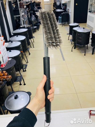 Щетка для чистки гриль многофункциональная