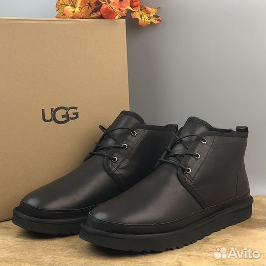 Ugg Mens Neumel Leather Black