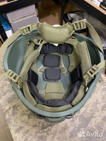 Тактический арамидный шлем с ушами бр-2