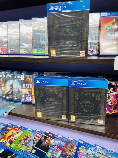 Dark Souls Trilogy ps4 новый в плёнке