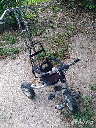 Детский велосипед с ручкой smart trike