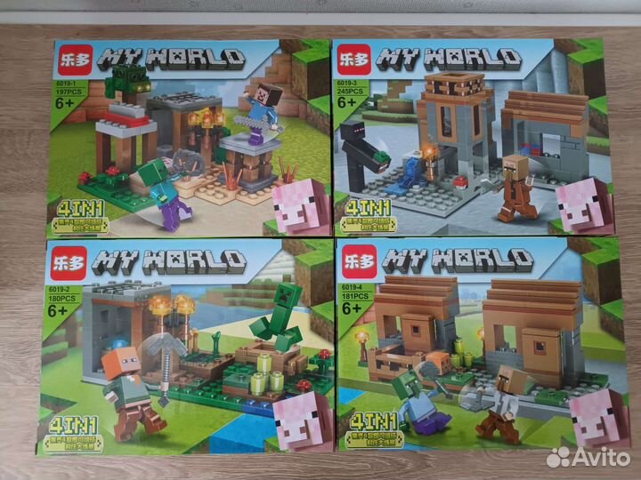 Конструктор майнкрафт деревня