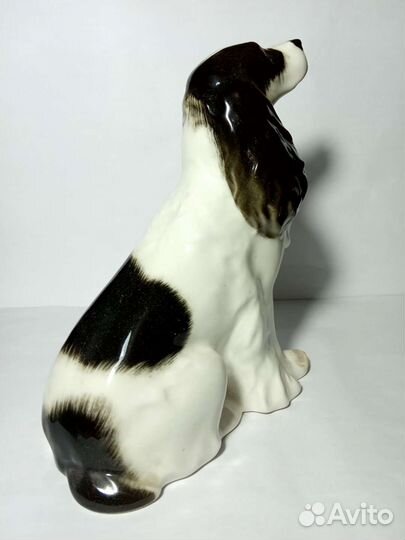 Фарфоровая статуэтка Спаниель лфз СССР