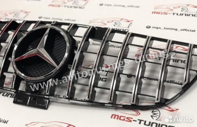 Решетка Mercedes GLE-Coupe c292 GT style хром