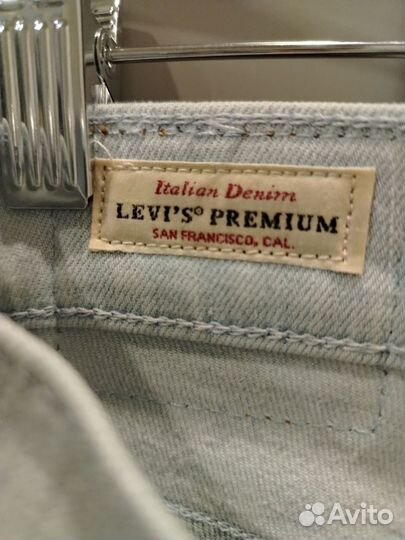 Джинсы женские levis скин нежно-голубые