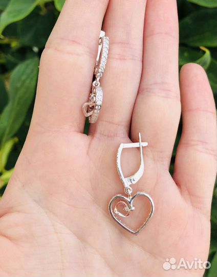 Серьги из серебра