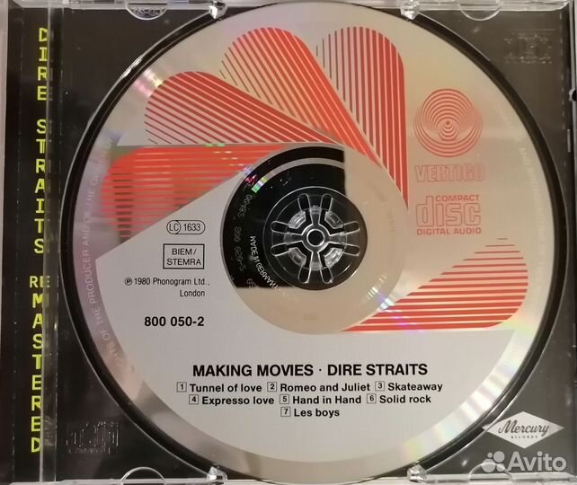 CD dire straits - making movies