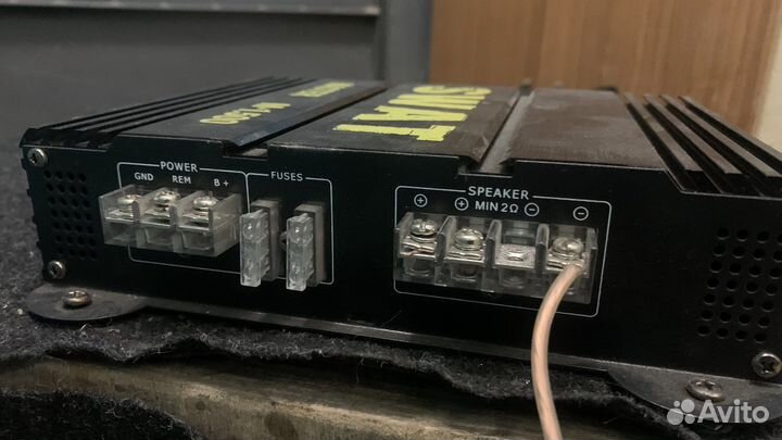 Сабвуфер и усилитель моноблок