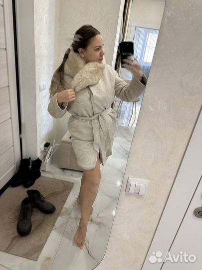 Пальто женское весеннее 46