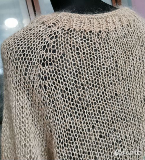Вязаный топ паутинка оверсайз