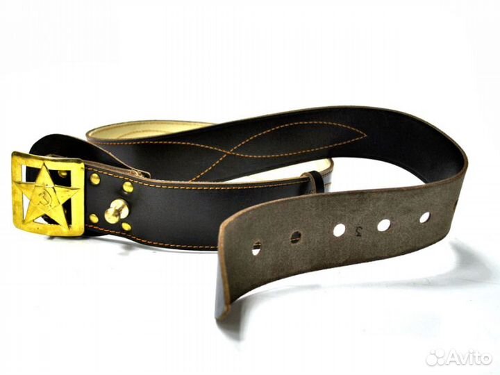 Ремень офицерский со звездой са