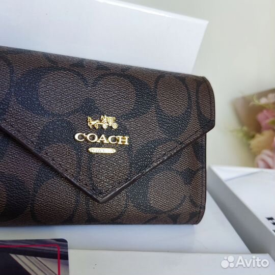 Кошелёк женский coach (brown edition)